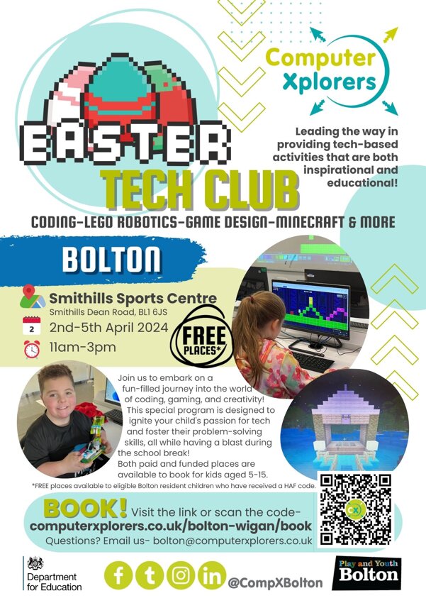Image of Easter Tech Club @ Smithills Leisure Centre